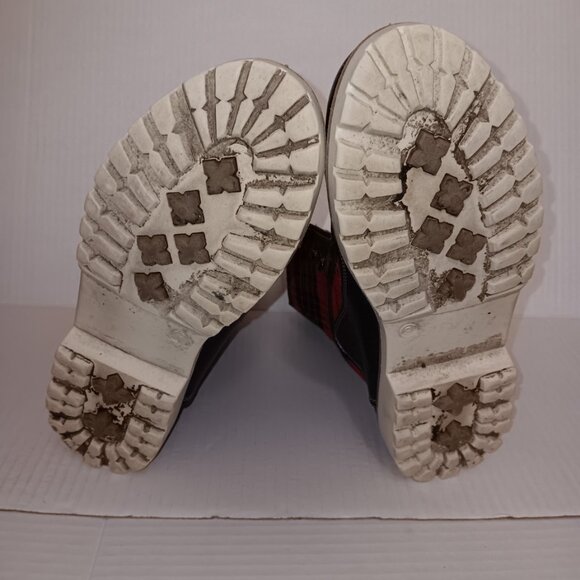 HOTKISS PLAID PRINT FAUX FUR BOOTS - Picture 4 of 13